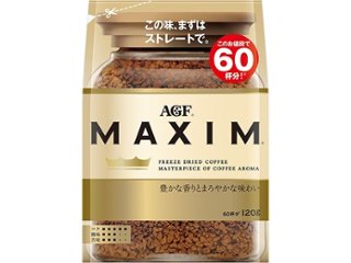 マキシム インスタントコーヒー１２０ｇ袋  ×12 【全国送料無料】(一部地域別途)の画像