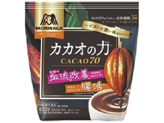森永 カカオの力ＣＡＣＡＯ７０／２００ｇ  ×24 【全国送料無料】(一部地域別途)の画像