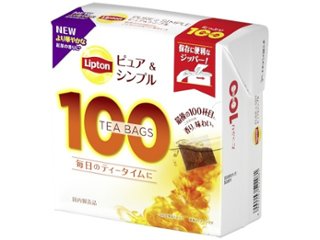 リプトン ピュア＆シンプ１００Ｐ  ×6 【全国送料無料】(一部地域別途)の画像