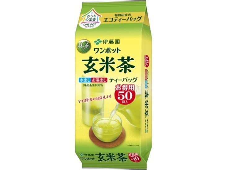 伊藤園 ワンポットエコティーバッグ 玄米茶５０袋 ×10 【全国送料無料】(一部地域別途)画像