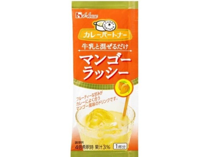 ハウス食品 カレーパートナー牛乳と混ぜるマンゴーラッシー ×80 【全国送料無料】(一部地域別途)画像