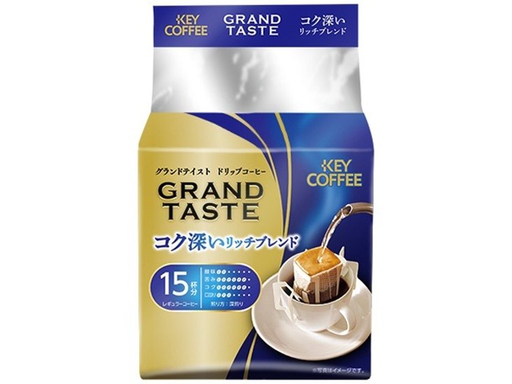 キー ドリップバック コク深いリッチ１５Ｐ  ×6 【全国送料無料】(一部地域別途)画像