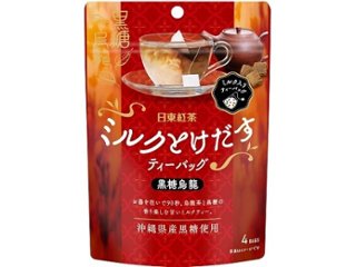 日東紅茶 ミルクとけだすティーバッグ黒糖 ４袋 ×24 【全国送料無料】(一部地域別途)の画像