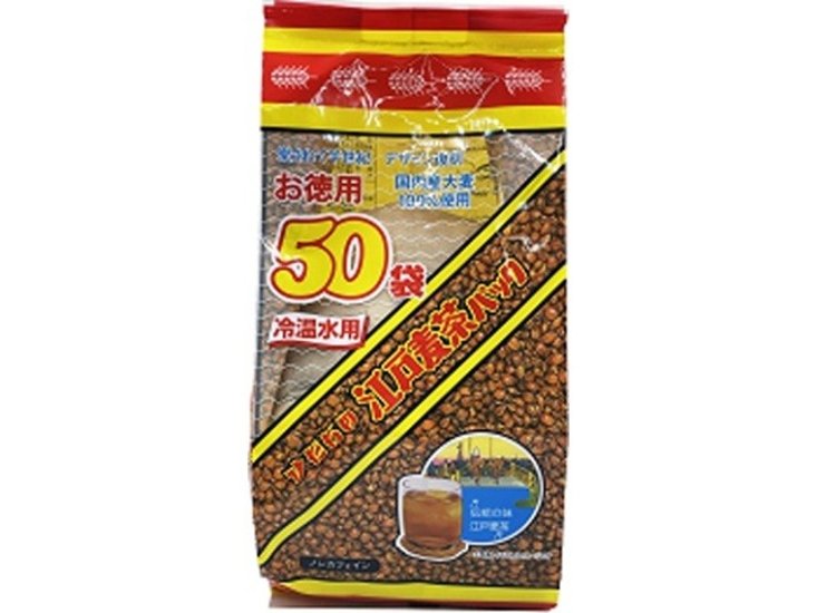 常陸屋本舗 徳用江戸麦茶パック ５０Ｐ   ×15 【全国送料無料】(一部地域別途)画像