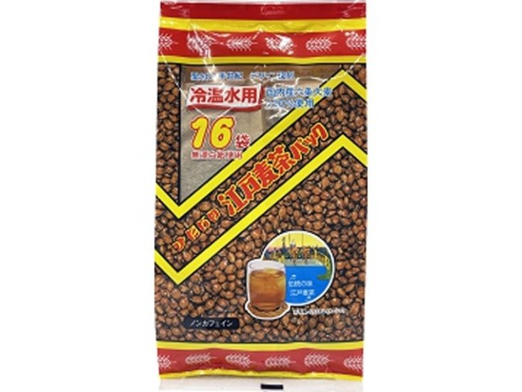 常陸屋本舗 江戸麦茶パック １６Ｐ  ×10 【全国送料無料】(一部地域別途)画像