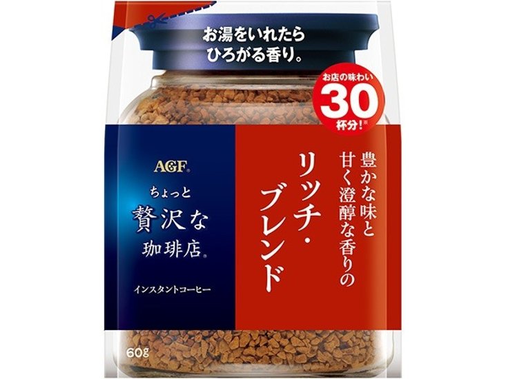 ＡＧＦ 贅沢な珈琲店リッチ・ブレンド 袋６０ｇ ×12 【全国送料無料】(一部地域別途)画像
