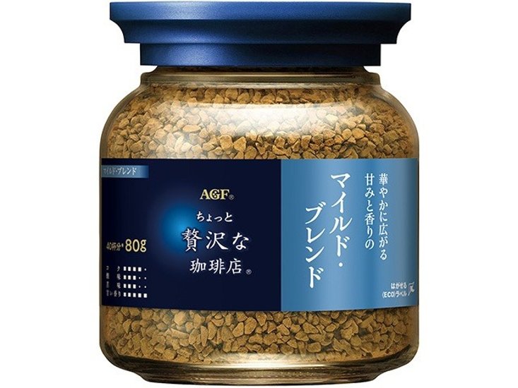 ＡＧＦ 贅沢な珈琲店マイルド・ブレンド 瓶８０ｇ ×24 【全国送料無料】(一部地域別途)画像