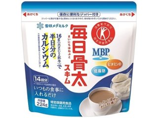 雪印 毎日骨太スキムミルク ２２４ｇ ×12 【全国送料無料】(一部地域別途)の画像