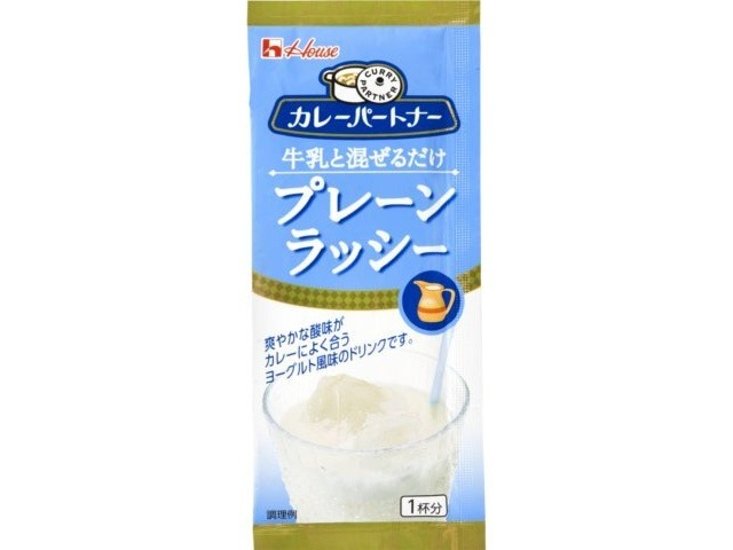 ハウス食品 カレーパートナー牛乳と混ぜるプレーンラッシー ×80 【全国送料無料】(一部地域別途)画像