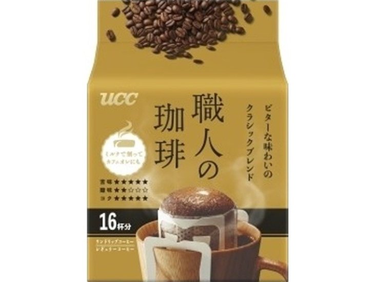 ＵＣＣ 職人の珈琲ビターな味わいのクラシック１６Ｐ ×12 【全国送料無料】(一部地域別途)画像
