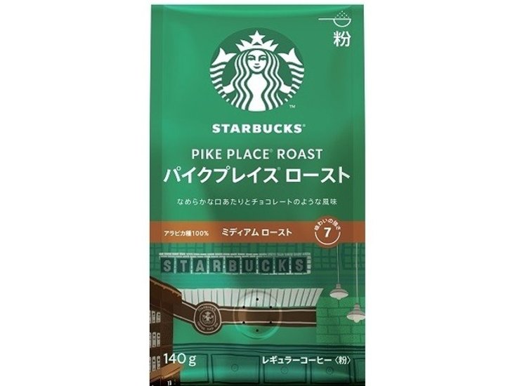 スターバックス パイクプレイスロースト粉１４０ｇ ×6 【全国送料無料】(一部地域別途)画像