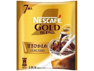 ネスカフェ ゴールド甘さひかえめポーション７個  ×12 【全国送料無料】(一部地域別途)の画像