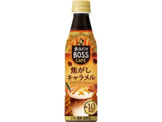割るだけボスカフェ 焦がしキャラメルＰ３４０ｍｌ   ×24 【全国送料無料】(一部地域別途)の画像