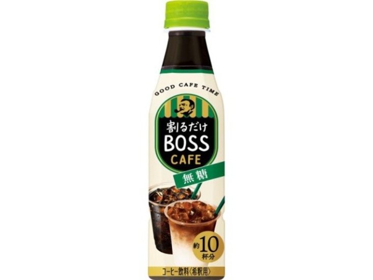 割るだけボスカフェ 無糖Ｐ３４０ｍｌ   ×24 【全国送料無料】(一部地域別途)画像