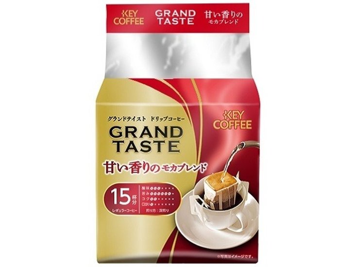 キー ドリップバック 甘い香りモカブレンド１５Ｐ ×12 【全国送料無料】(一部地域別途)画像