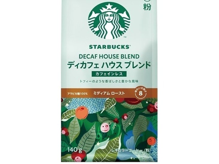 スターバックス ディカフェ ハウスブレンド１４０ｇ ×6 【全国送料無料】(一部地域別途)画像