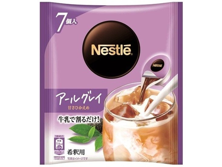 ネスレ アールグレイ 甘さひかえめポーション７個  ×12 【全国送料無料】(一部地域別途)画像