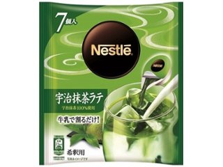 ネスレ 宇治抹茶ラテ ポーション７個  ×12 【全国送料無料】(一部地域別途)の画像