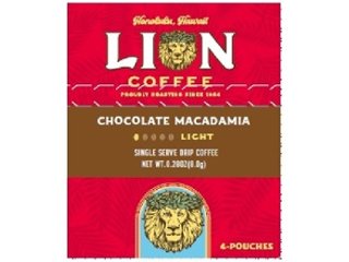 キー ライオンコーヒー チョコレートマカダミア４Ｐ ×36 【全国送料無料】(一部地域別途)の画像