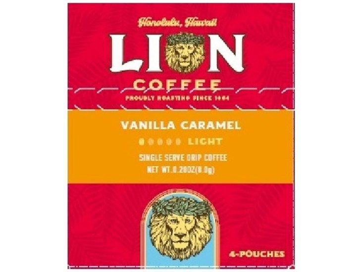 キー ライオンコーヒー バニラキャラメル４Ｐ ×36 【全国送料無料】(一部地域別途)画像