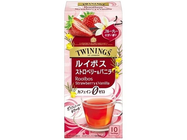 トワイニング ルイボス ストロベリー＆バニラ１０袋 ×48 【全国送料無料】(一部地域別途)画像