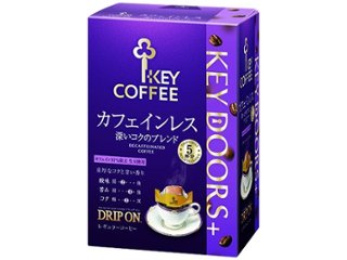 キー ドリップオン カフェインレス５Ｐ ×50 【全国送料無料】(一部地域別途)の画像
