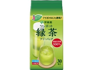 伊藤園 ワンポット緑茶ティーバッグ抹茶入り３０袋  ×10 【全国送料無料】(一部地域別途)の画像