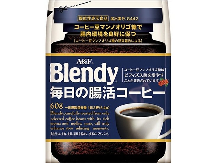 ブレンディ 毎日の腸活コーヒー袋６０ｇ  ×12 【全国送料無料】(一部地域別途)画像