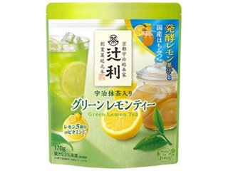 辻利 宇治抹茶入りグリーンレモンティー １７０ｇ  ×12 【全国送料無料】(一部地域別途)の画像