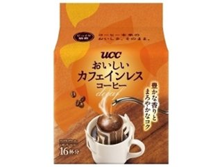 ＵＣＣ おいしいカフェインレスドリップ１６Ｐ  ×12 【全国送料無料】(一部地域別途)の画像