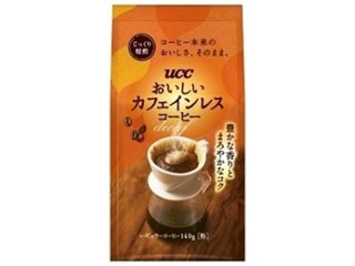 ＵＣＣ おいしいカフェインレスコーヒー １４０ｇ  ×12 【全国送料無料】(一部地域別途)の画像