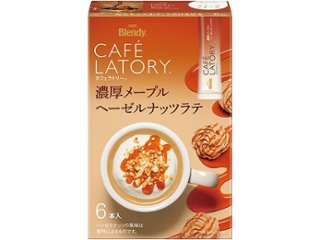 カフェラトリー 濃厚メープルヘーゼルナッツラテ６本  ×24 【全国送料無料】(一部地域別途)の画像