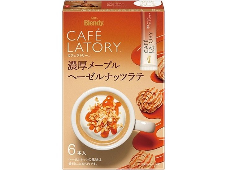 カフェラトリー 濃厚メープルヘーゼルナッツラテ６本  ×24 【全国送料無料】(一部地域別途)画像