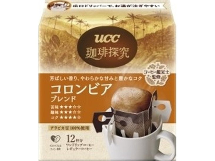 ＵＣＣ 珈琲探究 コロンビアブレンド１２Ｐ ×12 【全国送料無料】(一部地域別途)画像