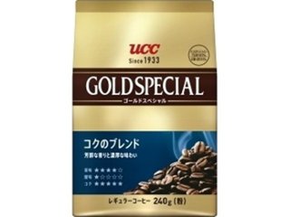 ＵＣＣ ゴールドスペシャルコクのブレンド２４０ｇ ×12 【全国送料無料】(一部地域別途)の画像