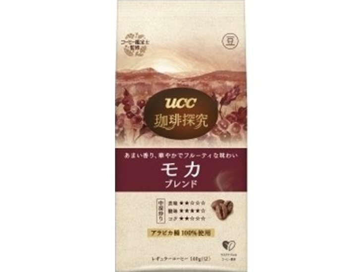 ＵＣＣ 珈琲探究 炒り豆モカブレンド１４０ｇ ×12 【全国送料無料】(一部地域別途)画像