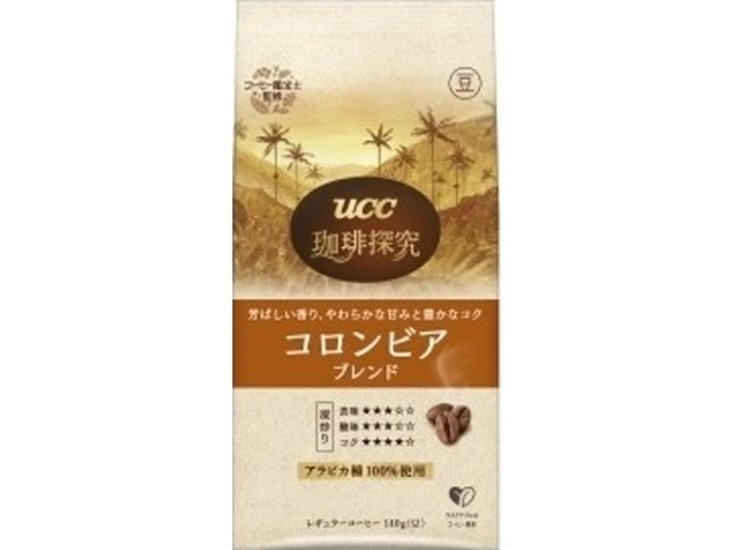 ＵＣＣ 珈琲探究 炒り豆コロンビアブレンド１４０ｇ ×12 【全国送料無料】(一部地域別途)画像