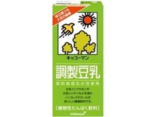 キッコーマン ソイＦ 調整豆乳 ＥＸキャップ１０００ｍｌ   ×6 【全国送料無料】(一部地域別途)の画像