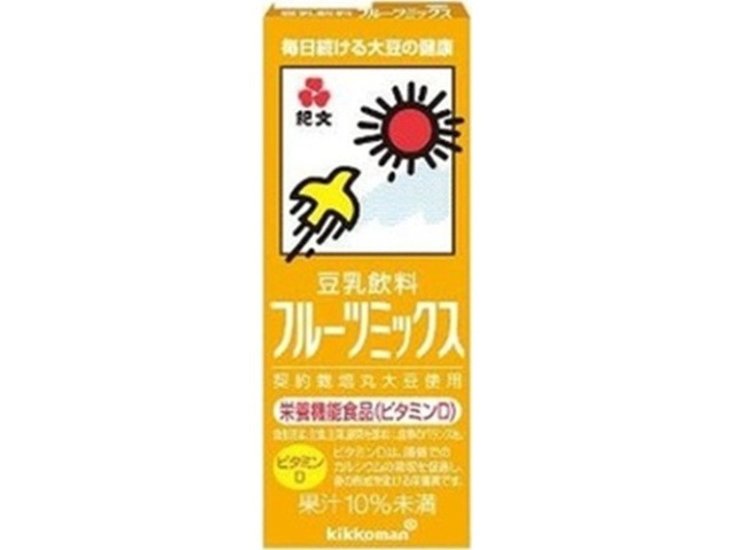 キッコーマン ソイＦ 豆乳飲料Ｆミックス紙２００ｍｌ ×18 【全国送料無料】(一部地域別途)画像