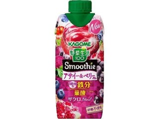 カゴメ 野菜生活スムージーアサイー＆ベリー紙３３０  ×12 【全国送料無料】(一部地域別途)の画像