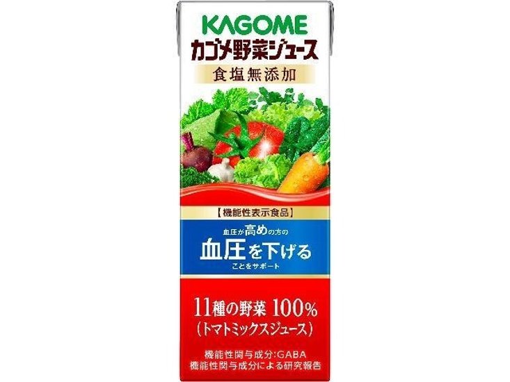 カゴメ 野菜ジュース食塩無添加紙２００ｍｌ ×24 【全国送料無料】(一部地域別途)画像