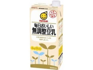 マルサン 毎日おいしい無調整豆乳１Ｌ ×6 【全国送料無料】(一部地域別途)の画像