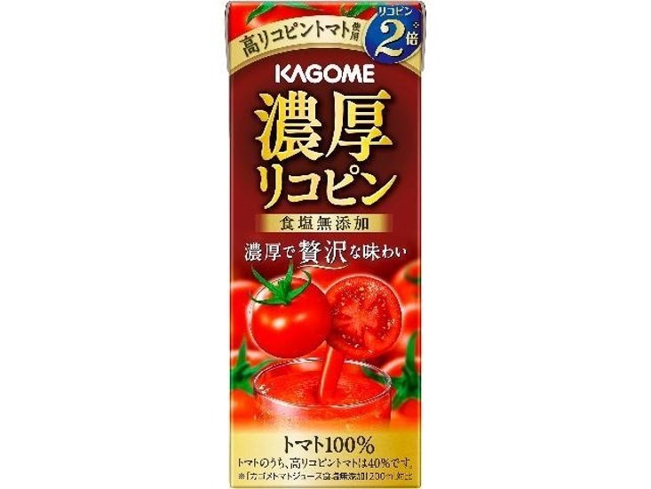 カゴメ 濃厚リコピン １９５ｍｌ ×24 【全国送料無料】(一部地域別途)画像