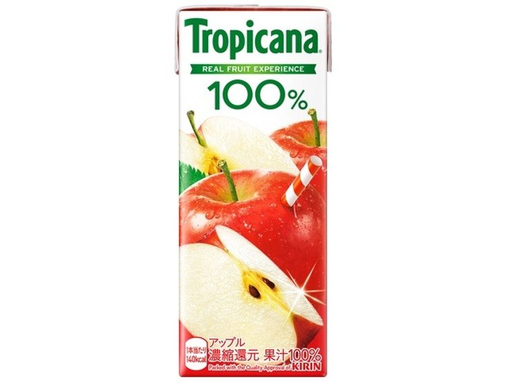 トロピカーナ １００％アップルＬＬ２５０ｍｌ ×24 【全国送料無料】(一部地域別途)画像