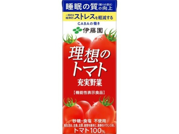 伊藤園 充実野菜 理想のトマト紙２００ｍｌ  ×12 【全国送料無料】(一部地域別途)画像