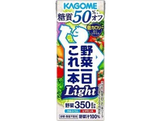 カゴメ 野菜一日これ一本Ｌｉｇｈｔ ２００ｍｌ ×24 【全国送料無料】(一部地域別途)の画像
