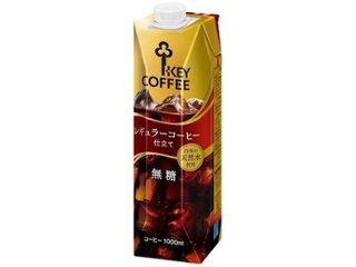 キー １Ｌリキッドコーヒー無糖テトラプリズマ  ×6 【全国送料無料】(一部地域別途)の画像