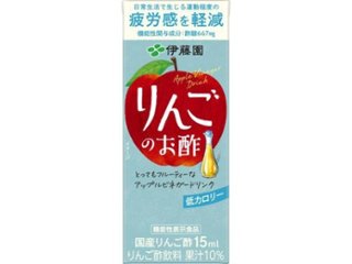 伊藤園 機能性表示食品りんごのお酢 紙２００ｍｌ ×24 【全国送料無料】(一部地域別途)の画像