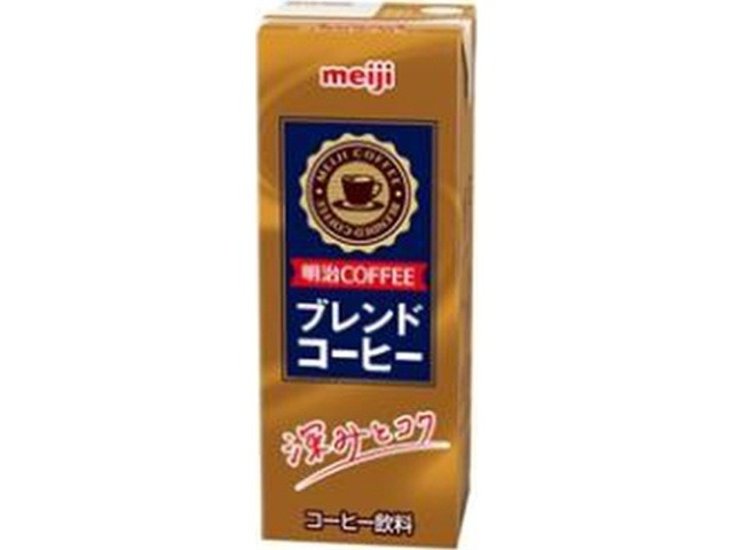 明治 ＣＯＦＦＥＥ ブレンドコーヒー紙２００ｍｌ ×24 【全国送料無料】(一部地域別途)画像