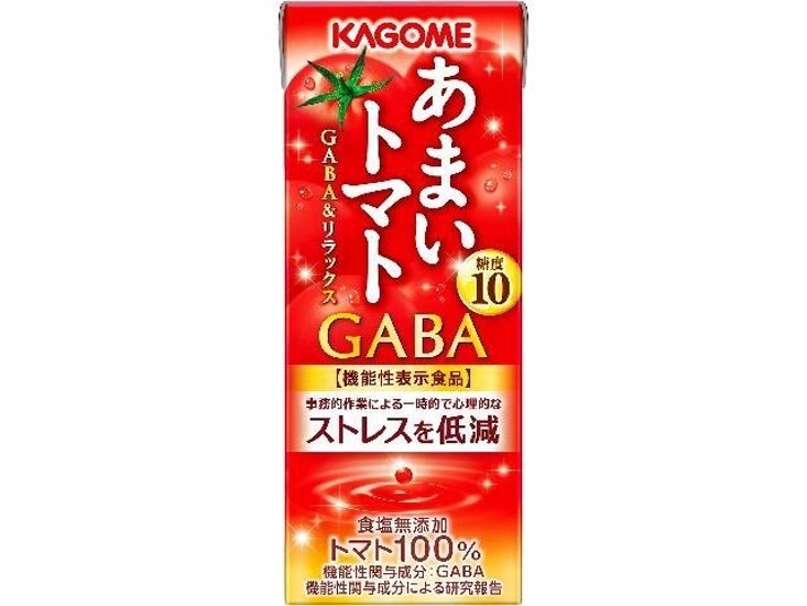 カゴメ あまいトマトＧＡＢＡストレス低減１９５ｍｌ ×24 【全国送料無料】(一部地域別途)画像